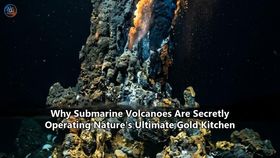 Why Submarine Volcanoes Are Secretly Operating Nature's Ultimate Gold Kitchen