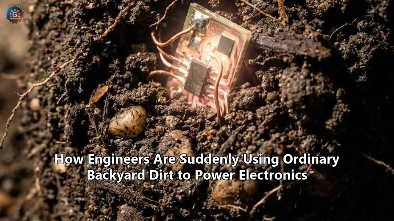 How Engineers Are Suddenly Using Ordinary Backyard Dirt to Power Electronics