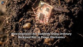 How Engineers Are Suddenly Using Ordinary Backyard Dirt to Power Electronics