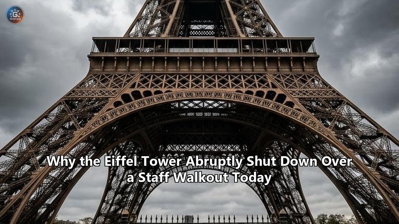 Why the Eiffel Tower Abruptly Shut Down Over a Staff Walkout Today