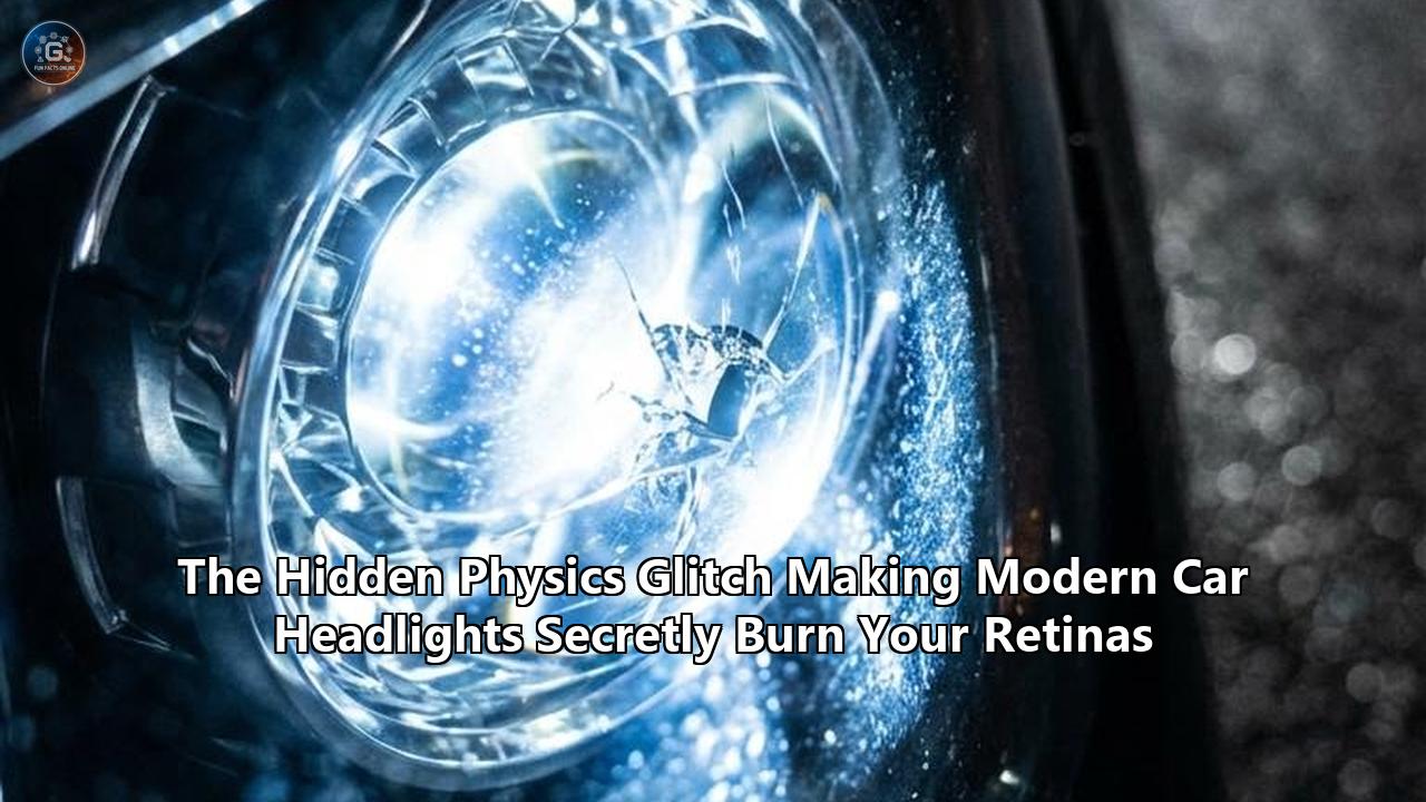 The Hidden Physics Glitch Making Modern Car Headlights Secretly Burn Your Retinas