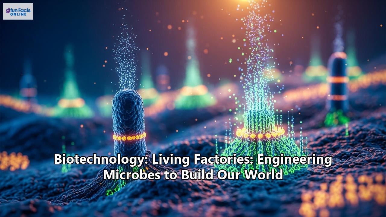 Biotechnology: Living Factories: Engineering Microbes to Build Our World