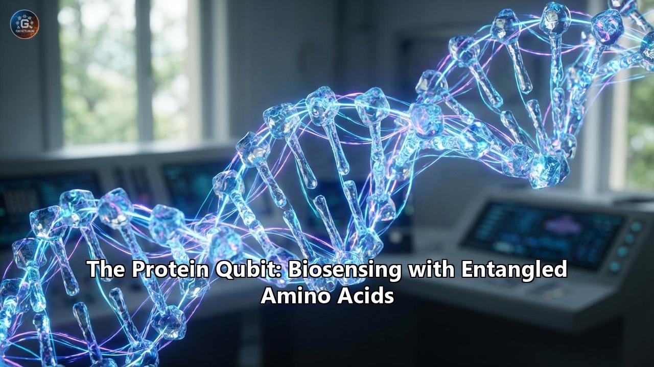 The Protein Qubit: Biosensing with Entangled Amino Acids