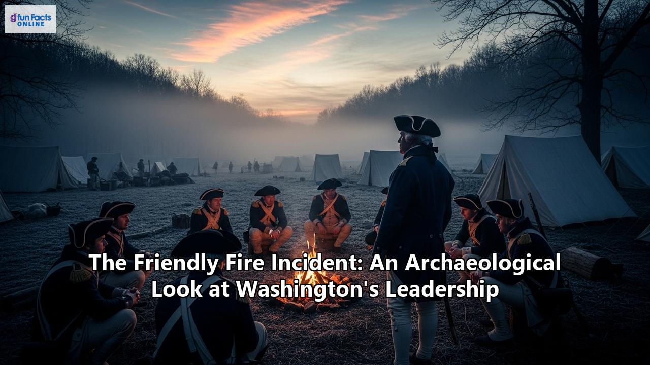 The Friendly Fire Incident: An Archaeological Look at Washington's Leadership