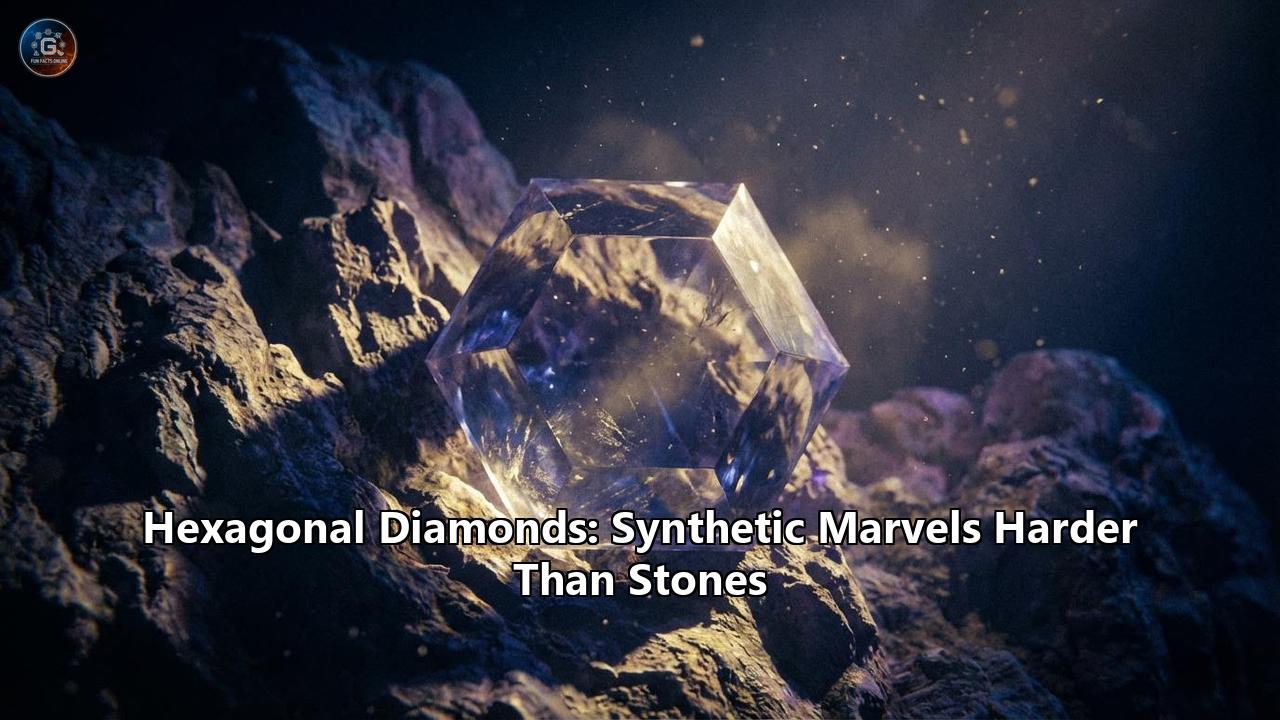 Hexagonal Diamonds: Synthetic Marvels Harder Than Stones