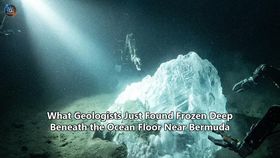 What Geologists Just Found Frozen Deep Beneath the Ocean Floor Near Bermuda