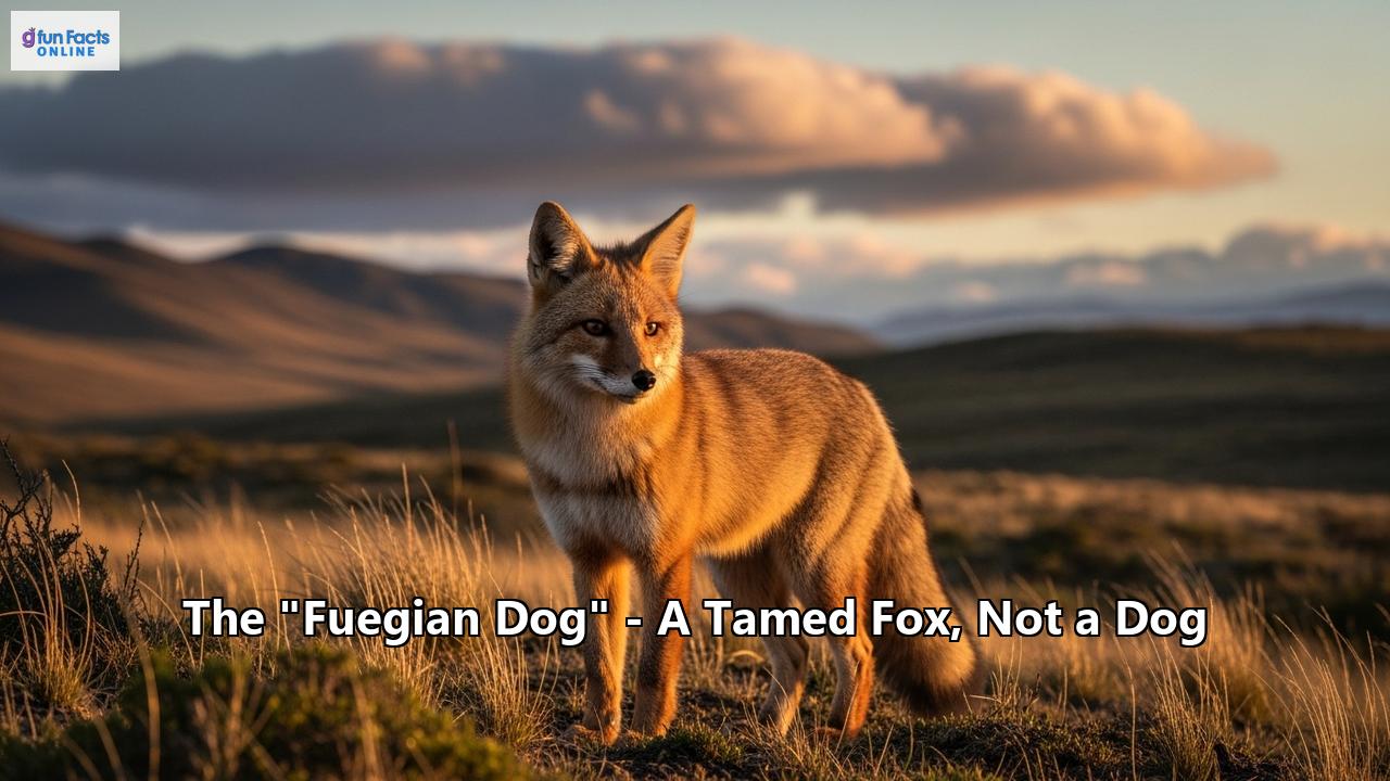 The "Fuegian Dog" - A Tamed Fox, Not a Dog