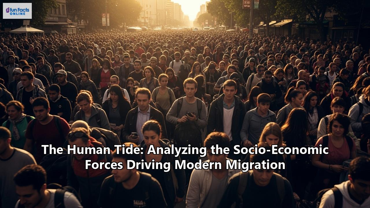 The Human Tide: Analyzing the Socio-Economic Forces Driving Modern Migration