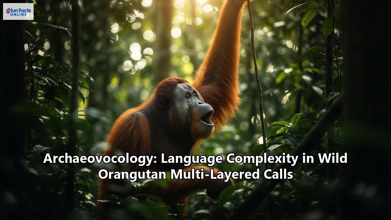Archaeovocology: Language Complexity in Wild Orangutan Multi-Layered Calls