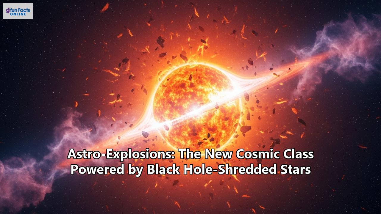 Astro-Explosions: The New Cosmic Class Powered by Black Hole-Shredded Stars