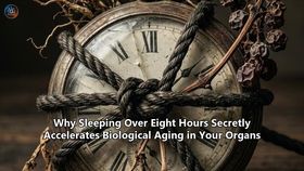 Why Sleeping Over Eight Hours Secretly Accelerates Biological Aging in Your Organs