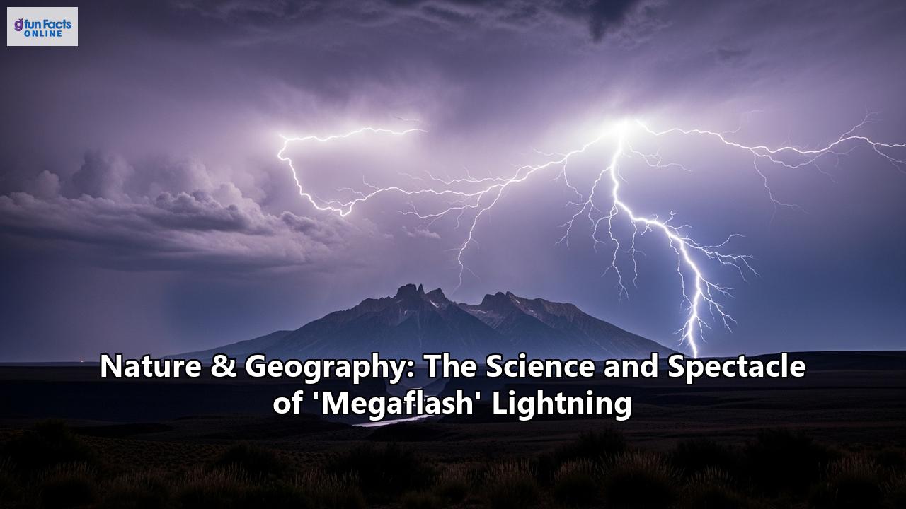 Nature & Geography: The Science and Spectacle of 'Megaflash' Lightning