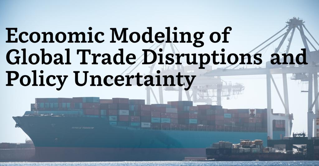 Economic Modeling of Global Trade Disruptions and Policy Uncertainty