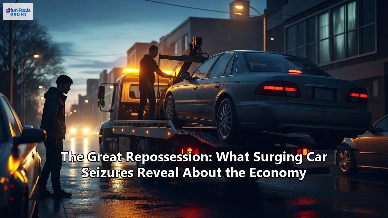 The Great Repossession: What Surging Car Seizures Reveal About the Economy
