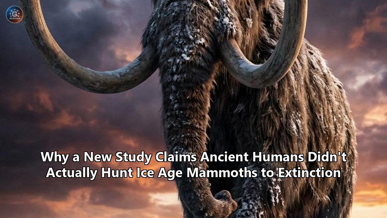 Why a New Study Claims Ancient Humans Didn't Actually Hunt Ice Age Mammoths to Extinction