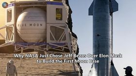 Why NASA Just Chose Jeff Bezos Over Elon Musk to Build the First Moon Base