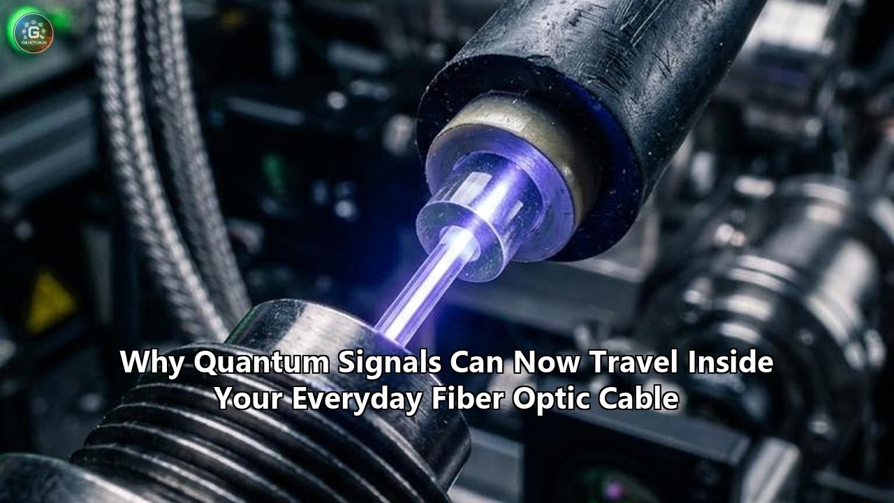 Why Quantum Signals Can Now Travel Inside Your Everyday Fiber Optic Cable