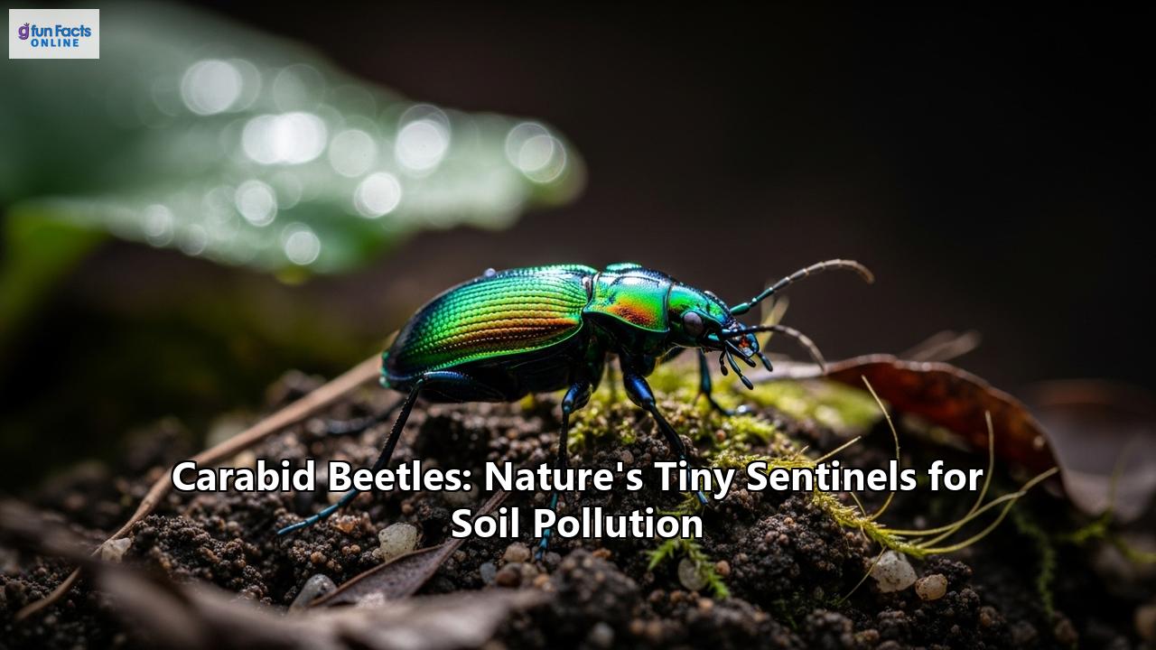 Carabid Beetles: Nature's Tiny Sentinels for Soil Pollution