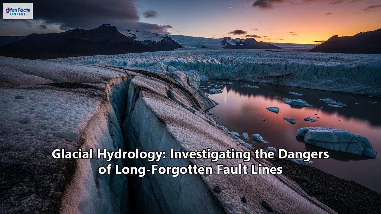 Glacial Hydrology: Investigating the Dangers of Long-Forgotten Fault Lines