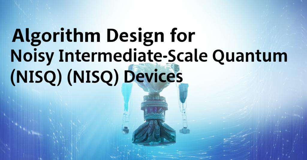 Algorithm Design for Noisy Intermediate-Scale Quantum (NISQ) Devices
