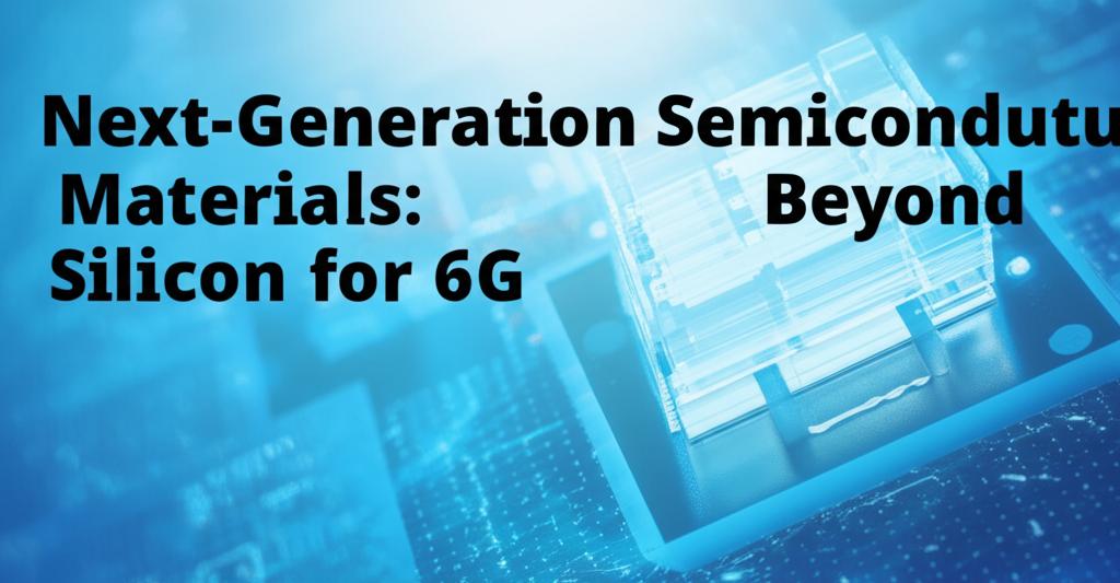 Next-Generation Semiconductor Materials: Beyond Silicon for 6G.