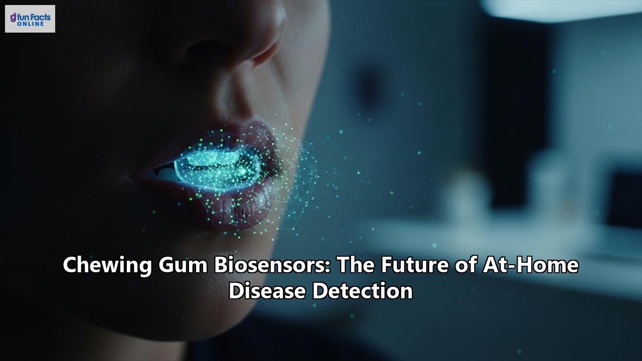 Chewing Gum Biosensors: The Future of At-Home Disease Detection