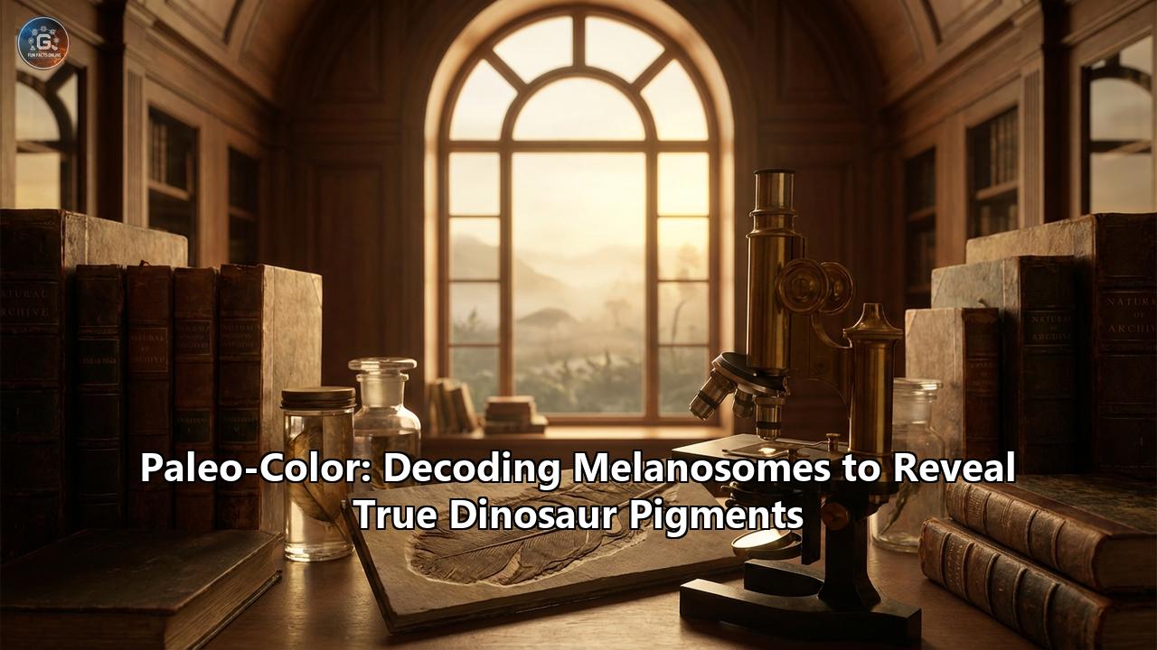 Paleo-Color: Decoding Melanosomes to Reveal True Dinosaur Pigments