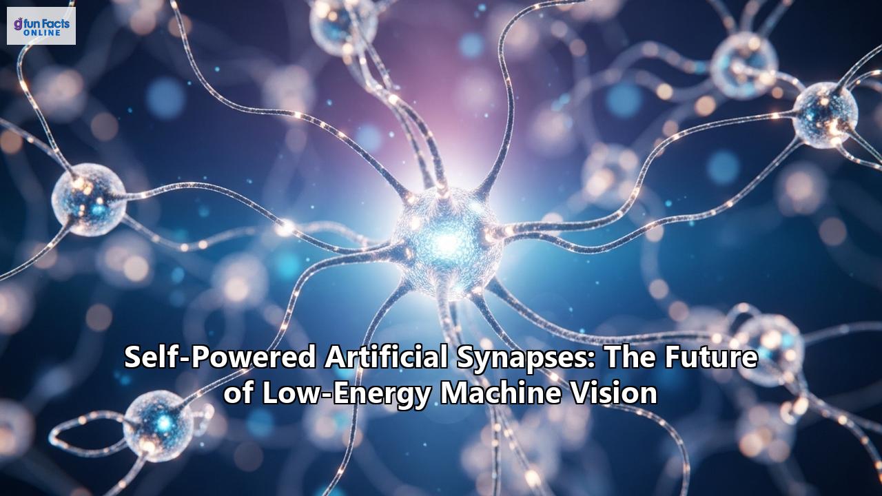 Self-Powered Artificial Synapses: The Future of Low-Energy Machine Vision