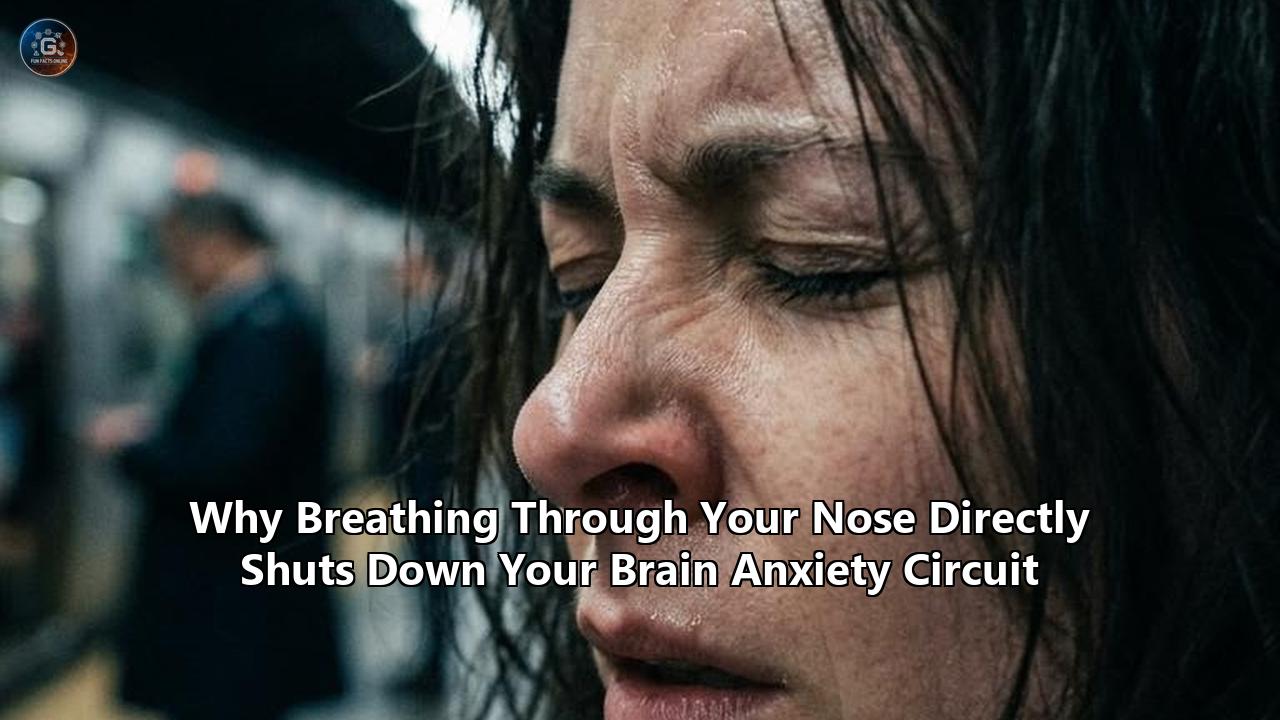 Why Breathing Through Your Nose Directly Shuts Down Your Brain Anxiety Circuit
