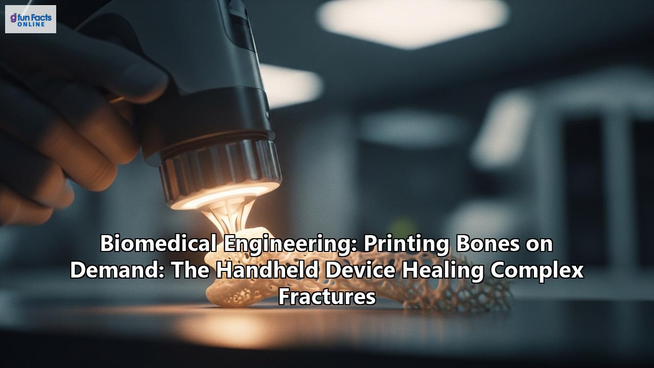 Biomedical Engineering: Printing Bones on Demand: The Handheld Device Healing Complex Fractures