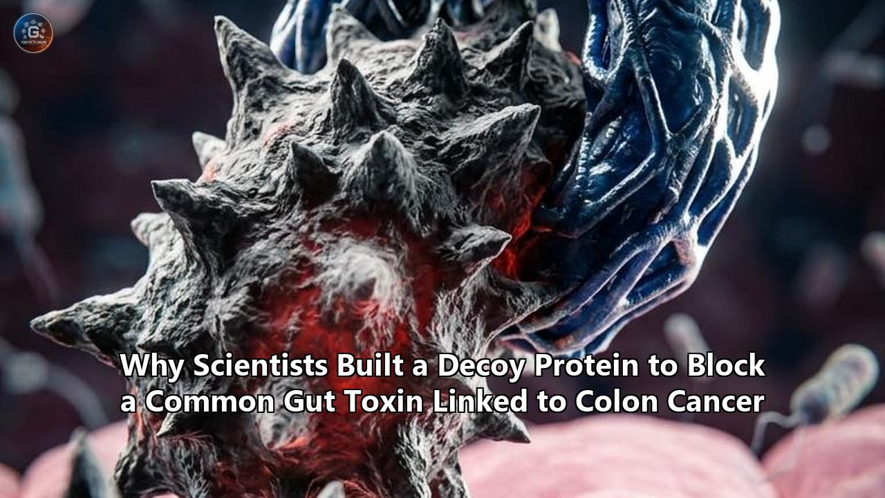 Why Scientists Built a Decoy Protein to Block a Common Gut Toxin Linked to Colon Cancer