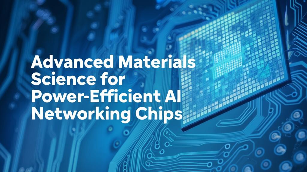 Advanced Materials Science for Power-Efficient AI Networking Chips