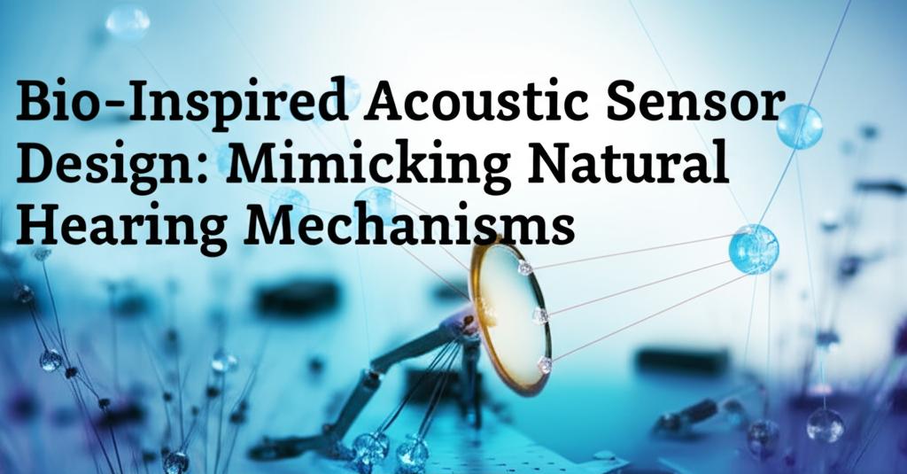 Bio-Inspired Acoustic Sensor Design: Mimicking Natural Hearing Mechanisms