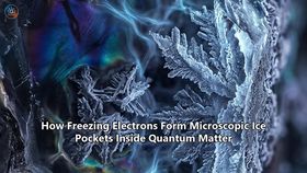 How Freezing Electrons Form Microscopic Ice Pockets Inside Quantum Matter