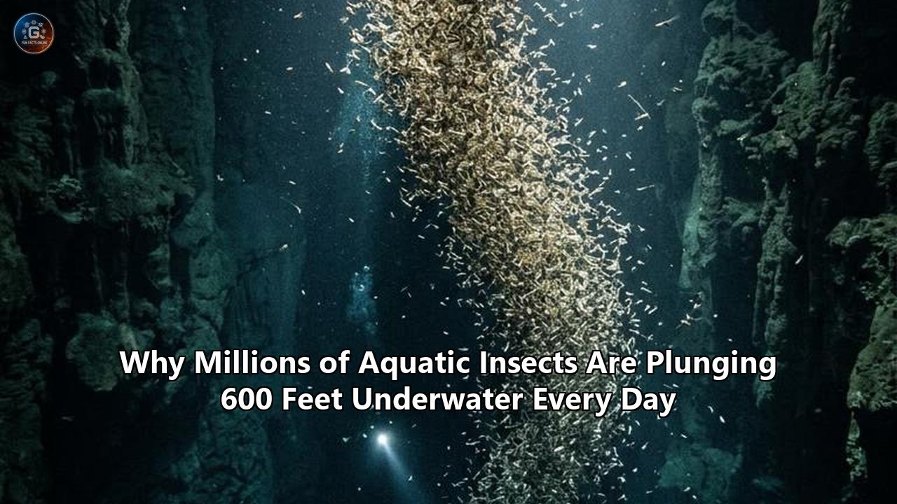 Why Millions of Aquatic Insects Are Plunging 600 Feet Underwater Every Day