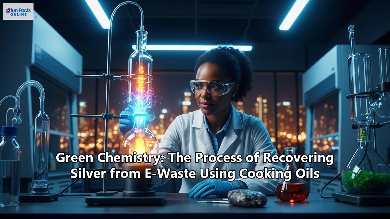 Green Chemistry: The Process of Recovering Silver from E-Waste Using Cooking Oils