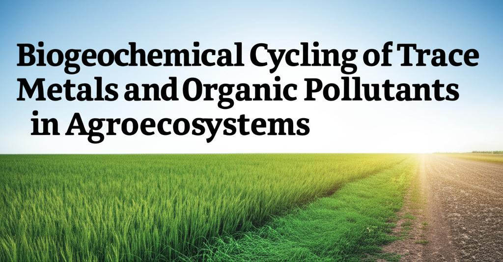 Biogeochemical Cycling of Trace Metals and Organic Pollutants in Agroecosystems