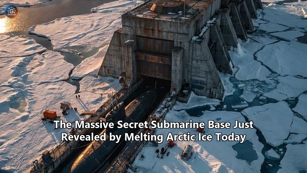 The Massive Secret Submarine Base Just Revealed by Melting Arctic Ice Today