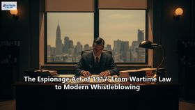 The Espionage Act of 1917: From Wartime Law to Modern Whistleblowing