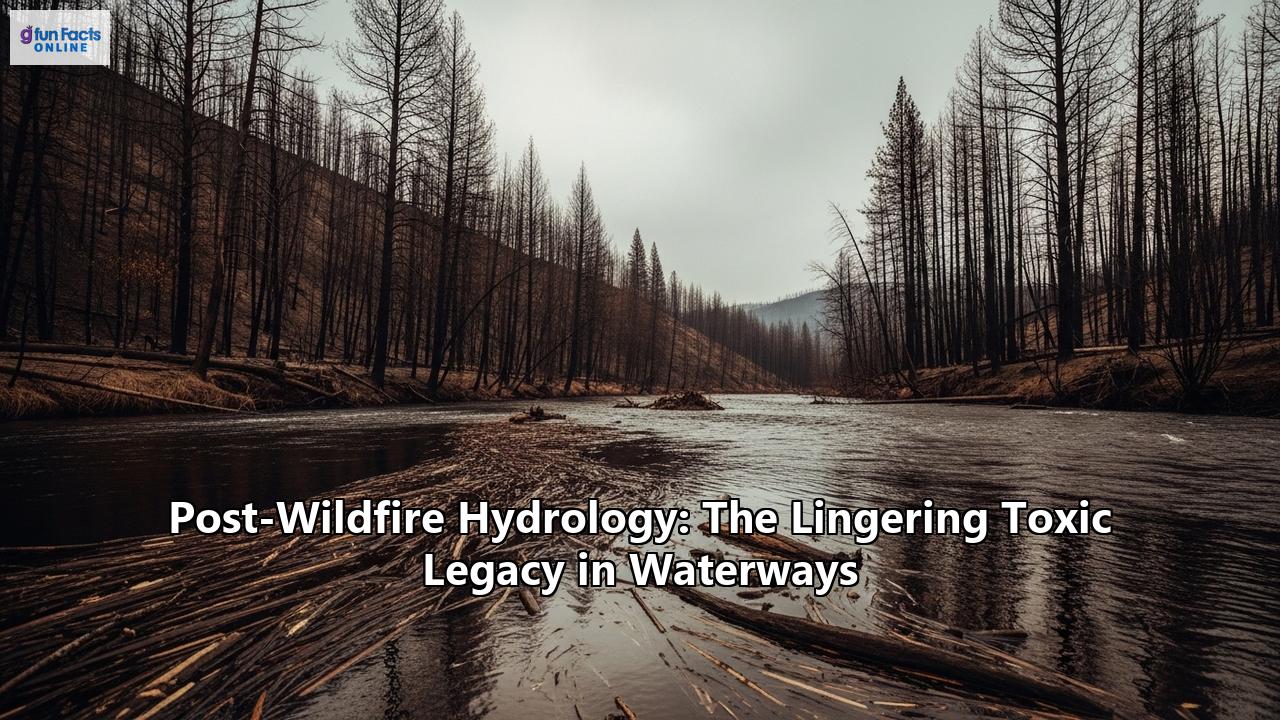 Post-Wildfire Hydrology: The Lingering Toxic Legacy in Waterways
