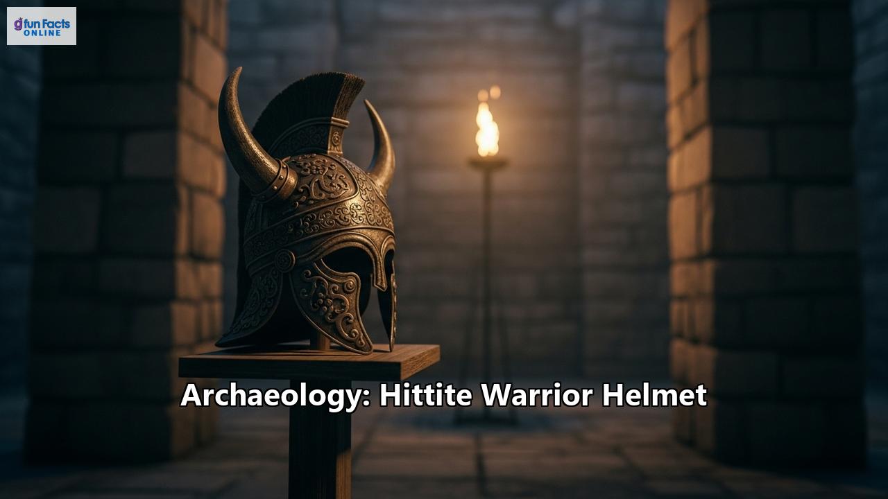 Archaeology: Hittite Warrior Helmet