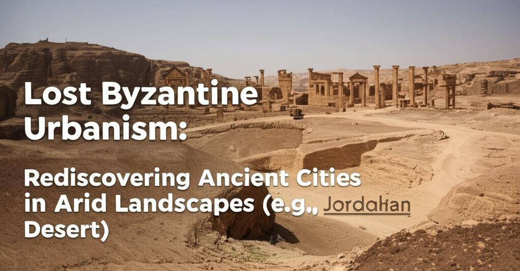 Lost Byzantine Urbanism: Rediscovering Ancient Cities in Arid Landscapes (e.g., Jordanian Desert)