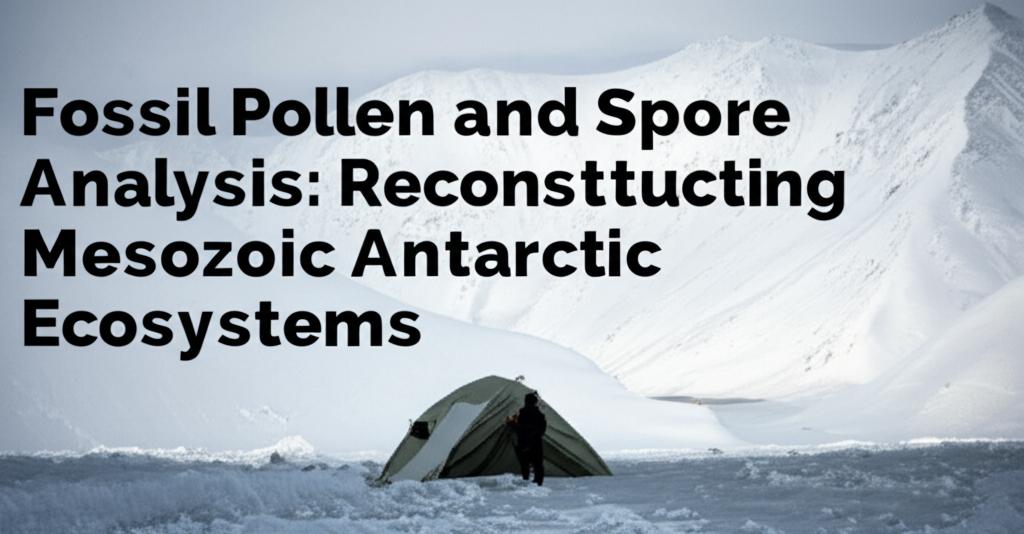 Fossil Pollen and Spore Analysis: Reconstructing Mesozoic Antarctic Ecosystems