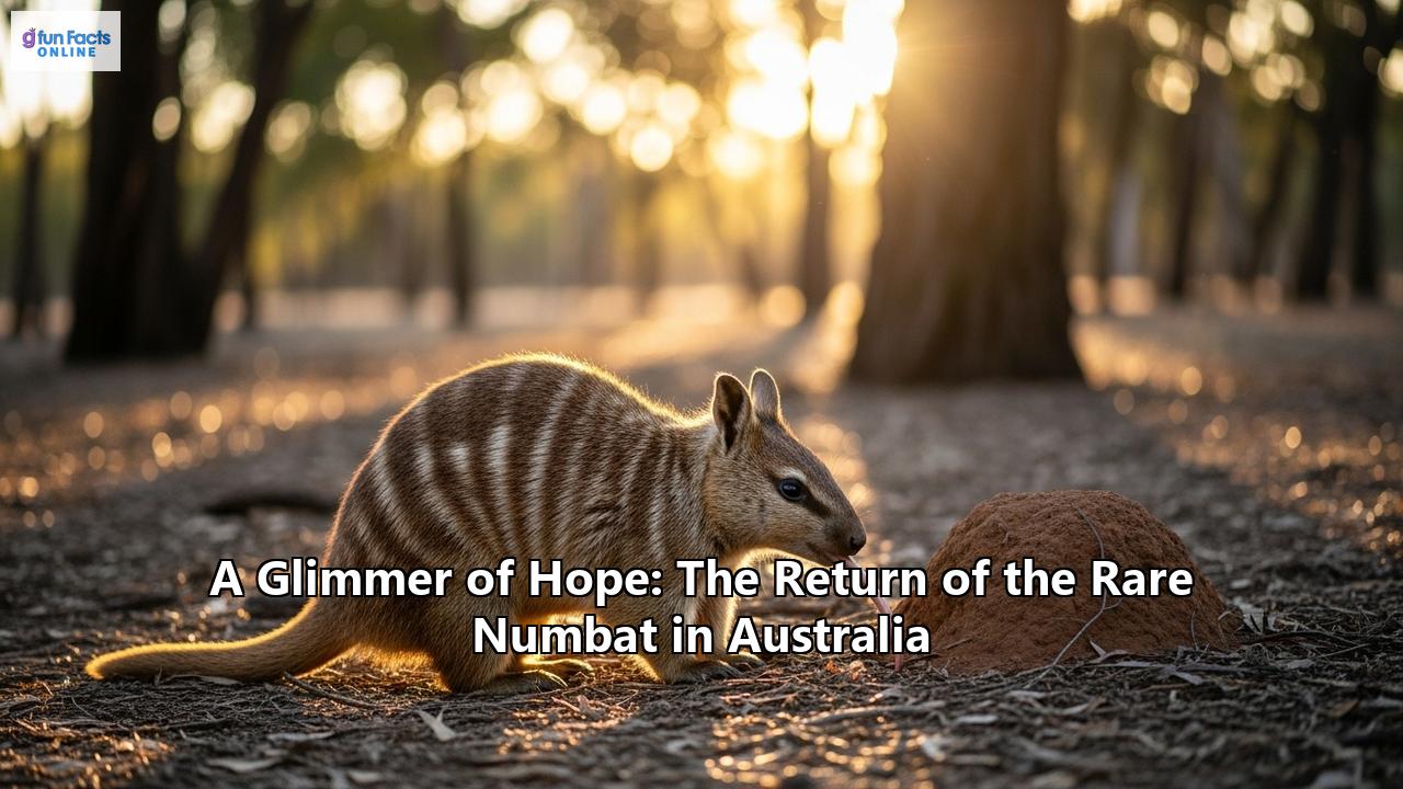 A Glimmer of Hope: The Return of the Rare Numbat in Australia