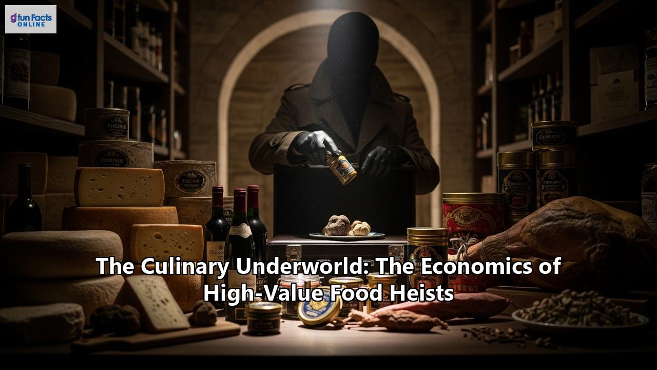 The Culinary Underworld: The Economics of High-Value Food Heists
