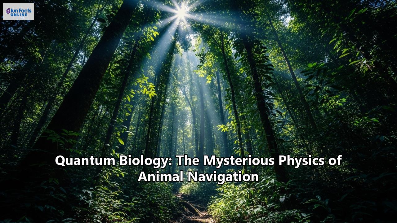 Quantum Biology: The Mysterious Physics of Animal Navigation