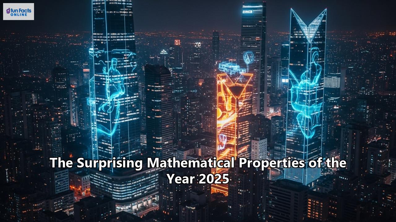 The Surprising Mathematical Properties of the Year 2025