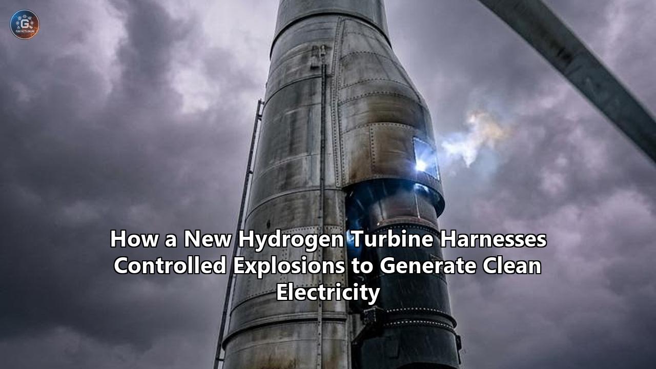 How a New Hydrogen Turbine Harnesses Controlled Explosions to Generate Clean Electricity