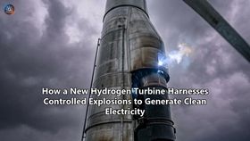 How a New Hydrogen Turbine Harnesses Controlled Explosions to Generate Clean Electricity