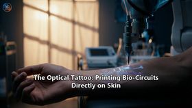 The Optical Tattoo: Printing Bio-Circuits Directly on Skin